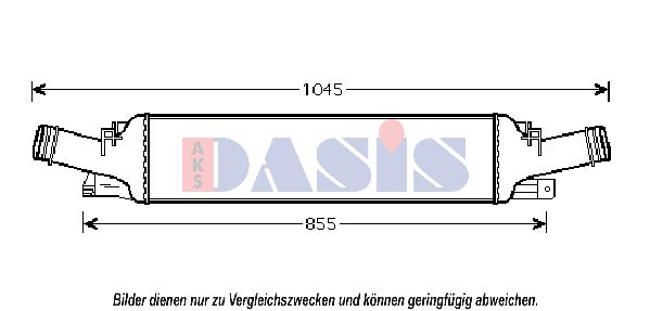 AKS DASIS Kompressoriõhu radiaator 487025N